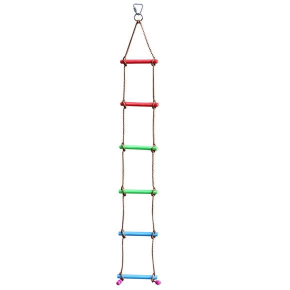 Cuerda de escalada Rainbow Craft para niños Ninja Warrior de 2 m