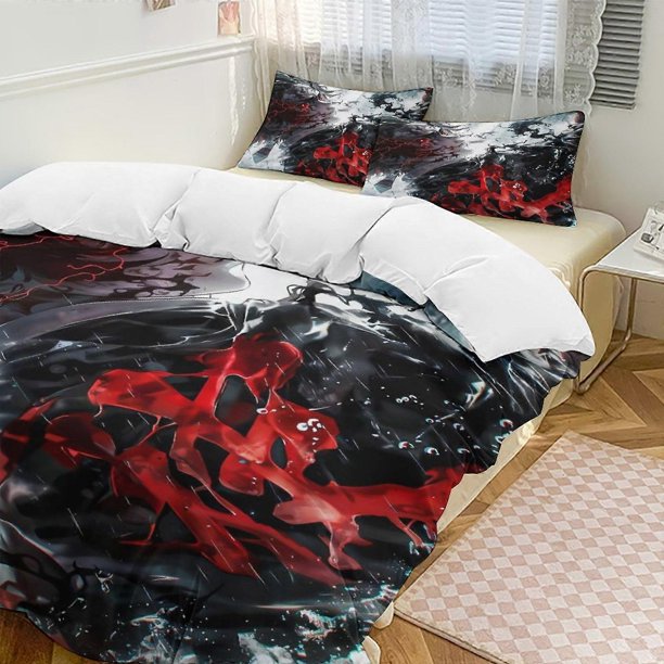 Demon Slayer Anime Home Bed3-piece Set,Lightweight and comfortable