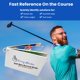 thumbnail image 4 of Tarjetas de referencia Golf Swing Minder impermeables con mosquetón, 4 of 7
