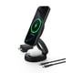 thumbnail image 1 of Cargador inalámbrico Belkin MagSafe 2 en 1 Qi2 de 15 W, negro, 1 of 7