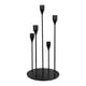 thumbnail image 3 of Decoración De Mesa Con Candelabro Cónico Negro Con 5 Cabezales Para Recepción Nupcial, 3 of 5