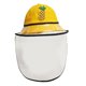 thumbnail image 3 of Sombrero De Doble Protección Para Bebés Con Cubierta Facial A Prueba De Polvo Anti-escupir Amarillo-S, 3 of 5