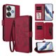 thumbnail image 1 of Funda Cartera Mariposa para [Xiaomi Poco F6] con Soporte y Cremallera Rojo, 1 of 6