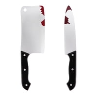 Windin - Pack 2 Cuchillos Ensangrentados Terror 30 Cm Halloween Big Party