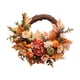 thumbnail image 5 of Corona artificial de otoño, corona de calabaza para otoño, decoración para el hogar, exterior, restaurante, interior y exterior, guirnalda de calabaza, 5 of 5