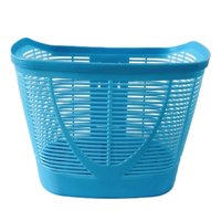 Magideal - Cesta Delantera Para Bicicleta, Soporte Decorativo Para Cesta De Ciclismo, Cesta De Bicicleta De Fácil Instalación, Cesta De Almacenamiento Para Manil Azul