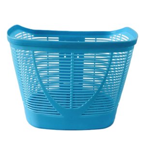 Magideal - Cesta Delantera Para Bicicleta, Soporte Decorativo Para Cesta De Ciclismo, Cesta De Bicicleta De Fácil Instalación, Cesta De Almacenamiento Para Manil Azul