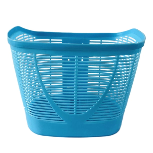Cesta Delantera para Bicicleta, Soporte Decorativo para Cesta de Ciclismo, Cesta de Bicicleta de Fácil Instalación, Cesta de Almacenamiento para Manil Azul