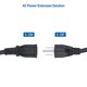 thumbnail image 3 of Cable de alimentación Cable Matters 30 cm, paquete de 2, perfil bajo, 3 of 7