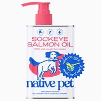 Suplemento De Aceite De Pescado Native Pet Salmon 240 Ml Para Perros Y Gatos