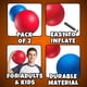 thumbnail image 2 of Set de kickball PlayBolt de 25 cm rojo y azul, 2 unidades con bomba, 2 of 7