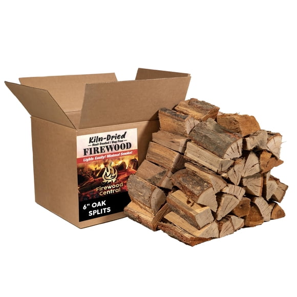 Leña De Roble Secada En Horno Trozos De 15 Cm 19 Kg