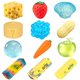 thumbnail image 1 of Juguete antiestrés ltrueona Pack de 4 colores sorpresa, 1 of 5