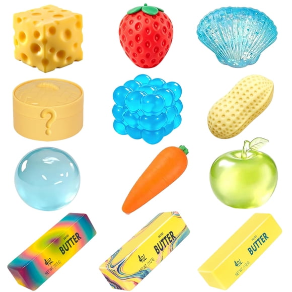 Juguete antiestrés ltrueona Pack de 4 colores sorpresa