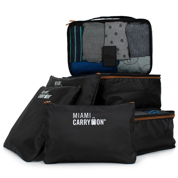 Packing Cubes Miami CarryOn de 6 piezas para organizar el equipaje