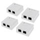 thumbnail image 5 of 4 Paquetes 2ports CAT5E CAT6 Cable De Red De La Red De La Superficie De La Pared De La Pared Adhesiva, 5 of 5