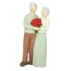 thumbnail image 1 of Boda De Estatua De Pareja Amorosa, Regalo De San Valentín Para La Sala De Estar De La Sala De Estar Old Standing Pare, 1 of 5