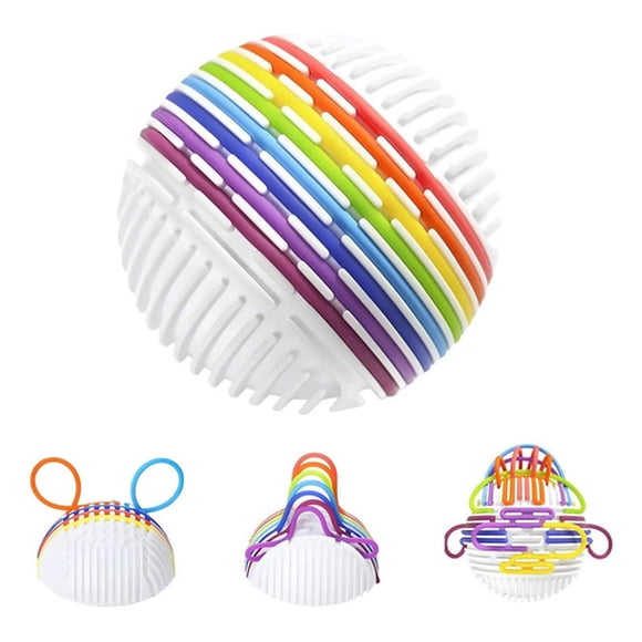 Pelota Sensorial Antiestrés Fidget De Calma Apto Tea Blanco