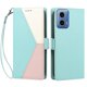 thumbnail image 3 of Funda Cartera para Motorola Moto G34 con Cierre Magnético, Tricolor, Verde, 3 of 6
