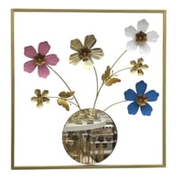 Genérico - Cuadro Decorativo Mural Pared Escultórico Arte Floral Jhn