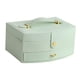 thumbnail image 3 of Bolsa De Almacenamiento De Joyas Estuche Organizador De Joyas Múltiple Para Idea De Regalo Verde, 3 of 5