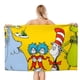 thumbnail image 1 of Dr. Seuss Toalla de playa de secado rápido con diseño temático, regalo para mujeres y niñas, ideal para cumpleaños, fans, amantes de la música, uso en la playa o al aire libre, 78 × 180 cm, 1 of 6