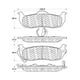 thumbnail image 2 of Pastillas Freno para auto Nissan Armada 2004-2015 Trasero, 2 of 5