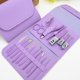 thumbnail image 4 of Namzi Juego de Cortaúñas, 1 Juego de 16 Herramientas de Cuidado de Uñas de Acero Inoxidable, Emparejado con Empaque de Cuero, Adecuado para Uñas Gruesas, Morado, 4 of 4