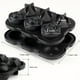 thumbnail image 3 of 1pc Silicone Ice Cube Trays With Lids, 2 Inches Rose Ice Cube Trays With Covers, 6 Cavity Silicone Rose Ice Ball Maker, Easy Release Large Ice Cube Form For Chilled Cocktails, Whiskey, Bourbon & Home, 3 of 4