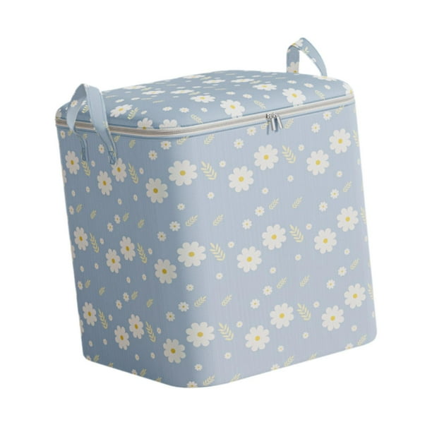 Bolsa De Almacenamiento Para Edredón, Manta, Organización De Ropa, Bolsa De Equipaje, Organizador De Almacenamiento, 150L, Azul