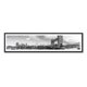 thumbnail image 1 of Cuadro Panorámico Londres B/N Con Marco Negro 80x20 CM, 1 of 1