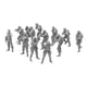 thumbnail image 1 of 13 Figuras De Personas A Escala 1/72, Manualidades Para Dioramas, Accesorios De Fotografía Para Escenas DIY, 1 of 5