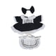 thumbnail image 1 of Vestido Para Muñeca Bebé, Accesorios Elegantes Para Muñeca, Ropa, Trajes Para Muñeca De 14,96 Pulgadas, Negro, 1 of 3