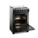 thumbnail image 4 of Cocina a Gas 4 Platos Horno Vapor y Temporizador FM4TPC Negra, 4 of 12