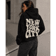 thumbnail image 2 of Polerón Hoodie Unisex Diseño New York City negro, 2 of 2