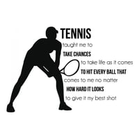 Rienda Libre Graphics - Decomural Take Chances Tennis Ws-43058