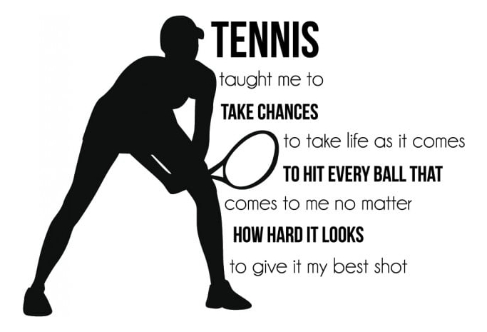 Rienda Libre Graphics - Decomural Take Chances Tennis Ws-43058