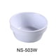 thumbnail image 1 of Taza de salsa/molde Yanco Nessico NS-503W de melamina blanca, 120 ml, 1 of 2