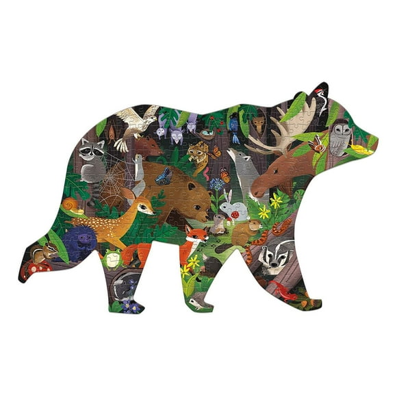 Puzzle 300Pcs Con Forma Bosque Mudpuppy