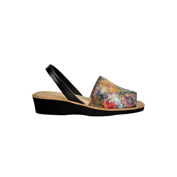Sandalia Cuero Lizyl Negro multicolor