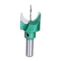 Magideal - Broca De Carburo Para Madera, Herramienta Esférica Para Carpintería De Carburo Cementado Recubierta De Aleación De Acero De Tungsteno, Broca De Cuenta 10 Mm X 22 Mm