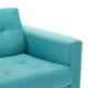 thumbnail image 4 of Sofa Retro 1C Felpa 00 Turquesa, 4 of 6