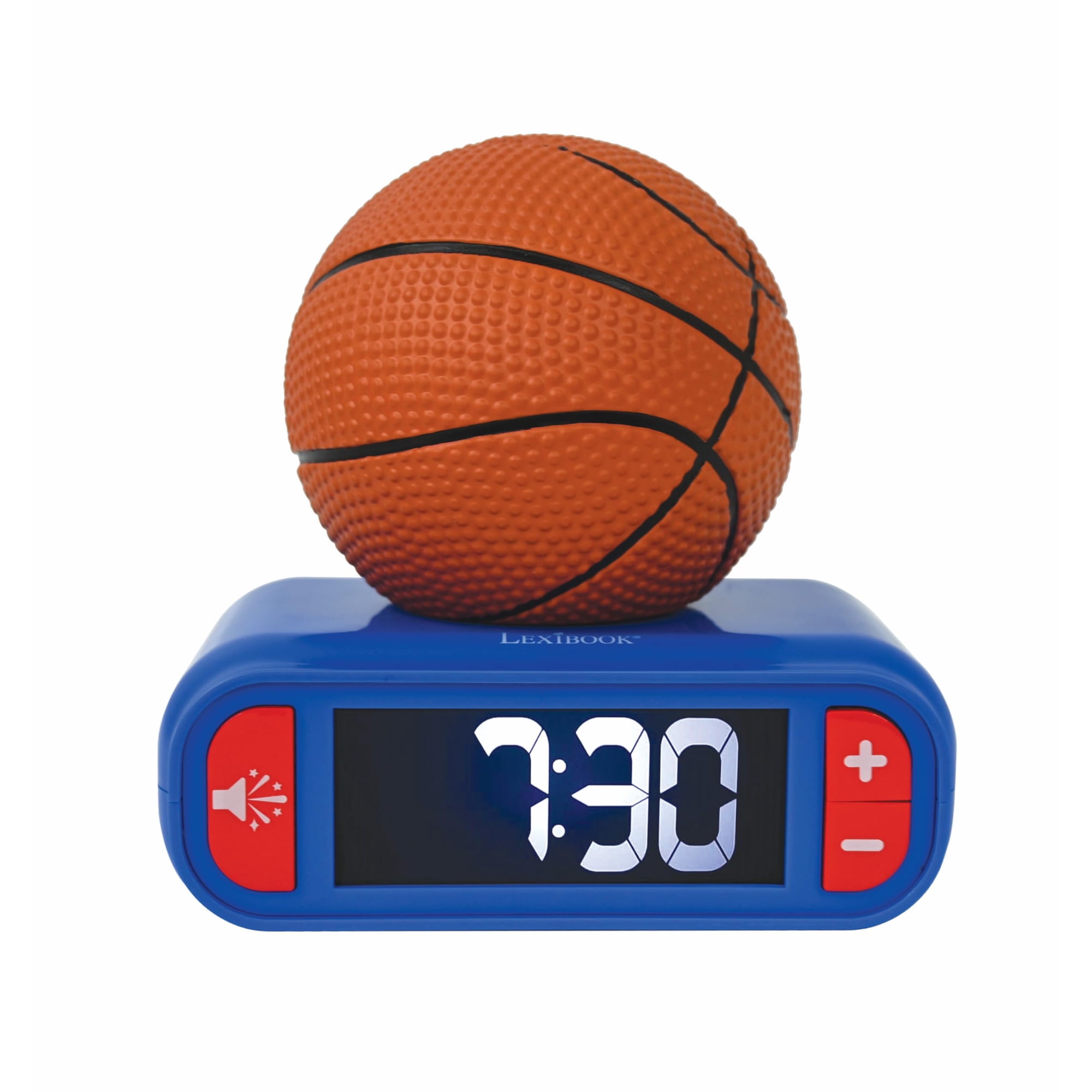 Reloj Despertador Lexibook Basketball Con Luz Nocturna Y Sonidos Azul/naranja