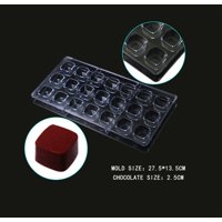 Genérico - Moldes Chocolate Moldes De Chocolate Policarbonato Cuadrado