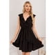 thumbnail image 2 of Vestido Corto Mujer Sin Manga Escalonado Casual Eventos 3371, 2 of 3