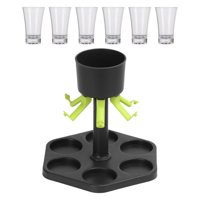 Bothyi - Portavasos, Bandeja Para Vasos De Cerveza, Bandeja Para Servir Cerveza, Estante Para Gabinete De Bar De Cocina Con Taza