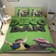 thumbnail image 1 of Dino Dan Conjunto de sábanas temático, trío de piezas, cómodo y amigable con la piel, diseño único, regalo de decoración para el hogar para familiares, amigos y fans,135cm *200cm, 1 of 6