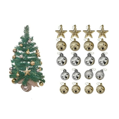 Árbol De Navidad 60 Cms + 20 Pcs  Holiday Time