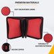 thumbnail image 5 of Carpeta Card Guardian de 4 Bolsillos Premium con Cremallera Roja, 5 of 8