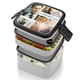thumbnail image 4 of El Hombre de la Familia Fiambrera de Doble Capa, Contenedor de Almuerzo Portátil Apilable, Almacenamiento de Alimentos Hermético a Prueba de Fugas, 1000ml, 4 of 6